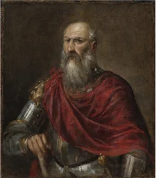 Retrato do Almirante Francesco Duodo (1518-1592), de Ticiano (1488-1576). Óleo sobre tela. Dimensão : 88,6x77 cm. Coleção Particular