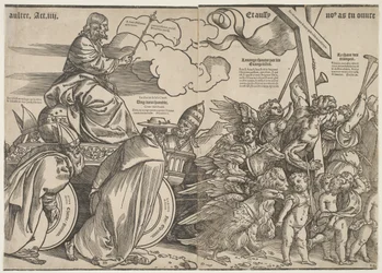 Trombetas e a carruagem de Cristo, c.1511