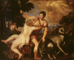 Vênus e Adônis, 1555