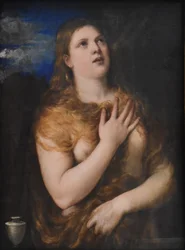 Francês: Madeleine pénitente Penitente Magdalene