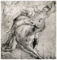 Cavaleiro caindo, c1565, 1937