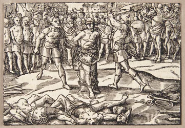 A decapitação do filho de Brutus