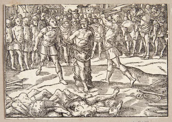 A decapitação do filho de Brutus