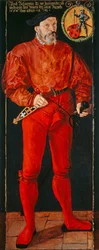 Retrato do portador-padrão de Zurique Jacob Schwytzer, 1564