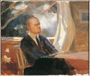 Finlândia, Turku, Retrato de Jean Christian Julius Sibelius