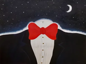 Laço vermelho ao luar