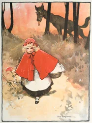 Cena de Chapeuzinho Vermelho, 1900