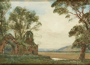 Capela Velha, Carse de Gowrie (aquarela)