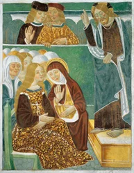 Jesus a pregar às mulheres