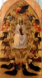 Assunção da Virgem - tempera no painel