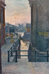 Cais de Blackfriars, c1901