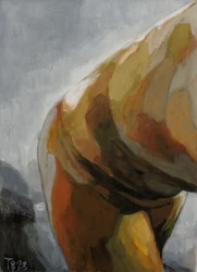 Curvas sensuais douradas