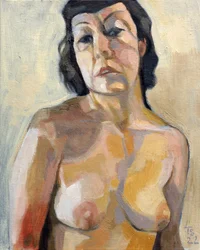 Retrato feminino na sombra