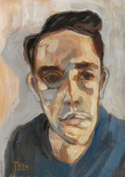 Retrato de um olhar sombreado