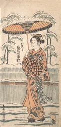 Sanogawa Ichimatsu no Papel de Otsuru, ca. 1754.