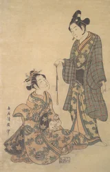 Mulher sentada segurando um gato, ca. 1755.