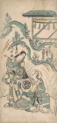 Proposta de Ichimura Kameizo d Arashi Tomonosuke, não é? 1748. , mosquito. 1748.
