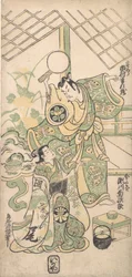 Cena de uma peça de Soga modificada, ca. 1745., c. 1745.