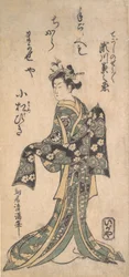 Tese agora d membro feminino do Segawa Kiku, Tegoshi f Tegoshi, não é? 1757. , mosquito. 1757.