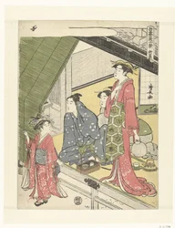 O Novo Yoshiwara Shin Yoshiwara (título no objeto) Dez Cenas de Verão na Capital Oriental (título da série) Azuma natsu jukkei (título da série no objeto)