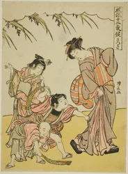 O Quinto Mês (Satsuki), da série "Fashionable Twelve Seasons (Furyu juni kiko)"