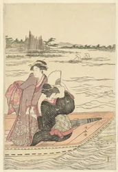 Balsa no Rio Sumida .
