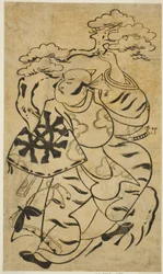 O ator Nakamura Denkuro I