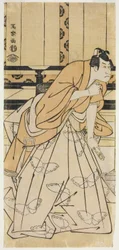Ichikawa Dan Juro Vl como Ancestor Tokimune (6º Ichikawa Dan Juro