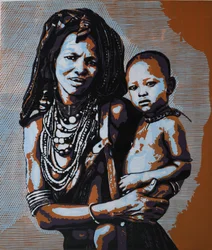 Mãe e Filho da Tribo