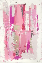 Traços abstratos em ouro-rosa
