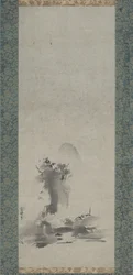 Haboku, paisagem de tinta espirrada