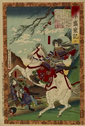 Tomoe Gozen beheads Morishige em Awazu