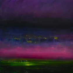 Eventide 4, 2017 (óleo sobre tela)