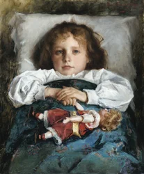 Criança com uma boneca, 1912