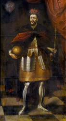 Retrato do rei Wladyslaw II. Jagiello, 1677