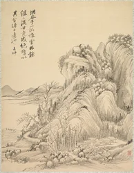 Moradias embaixo de Folded Hills, 1847.
