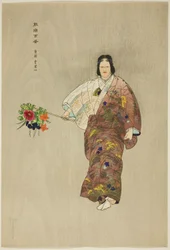 Hibari-yama, da série "One Hundred No Dramas (Nogaku hyakuban)"