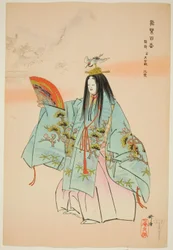Tsuru-kame, da série "One Hundred No Dramas (Nogaku hyakuban)"