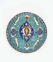 Prato, Iznik, dinastia otomana, (ceramic)