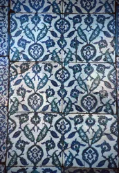 Painel de telhas otomanas (cerâmicas)