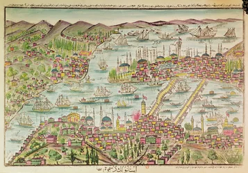 Vista, de, constantinople