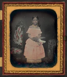 Retrato de uma rapariga, possivelmente Josephine Folks, c. 1854 (foto)
