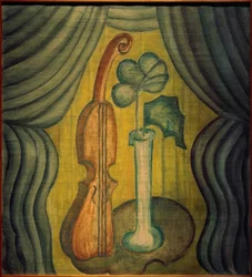 Ainda vida com violino