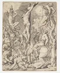 A morte de Cristo na cruz