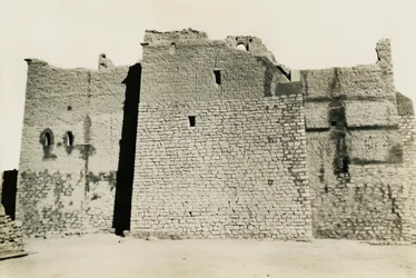 Mosteiro de São Simeão, Assuão, Egito, fotografia de Ugo Monneret de Villard