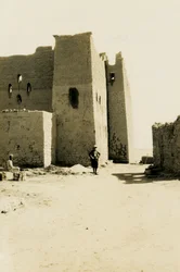 Mosteiro de São Simeão, Assuão, Egito, fotografia de Ugo Monneret de Villard