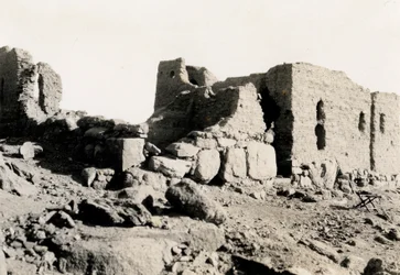 Ruínas na ilha de Bigeh, Egito, fotografia de Ugo Monneret de Villard