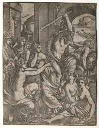 Hércules dirigindo inveja do Templo das Musas, 1522-24.