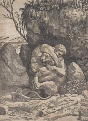 Hércules e o leão de Nemeia, c. 1517-18