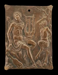 Apollo e Marsyas, início do século 16.